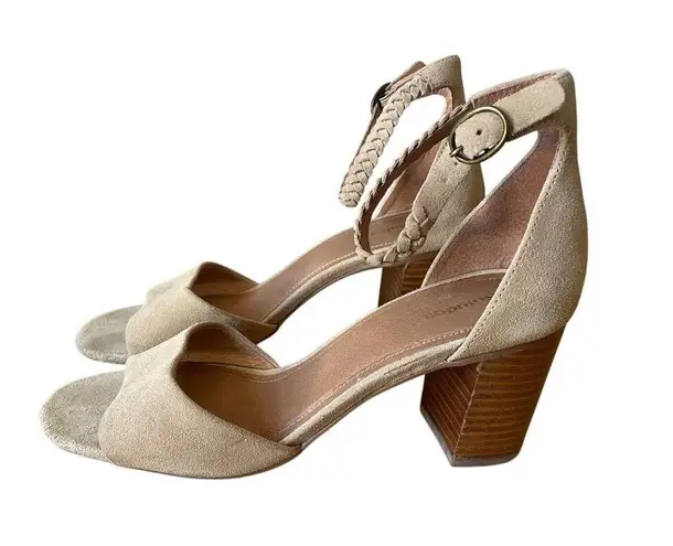 Soludos Hazel Block Heels in Tan Size 9