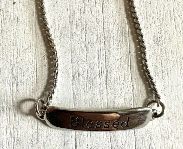 Bundle of 3 silver tone adjustable bracelets