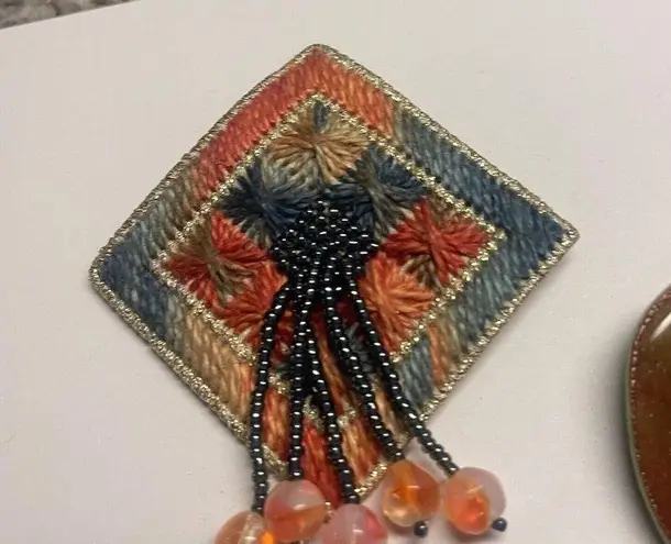 Lot Of 3 Brooch Pins Vintage