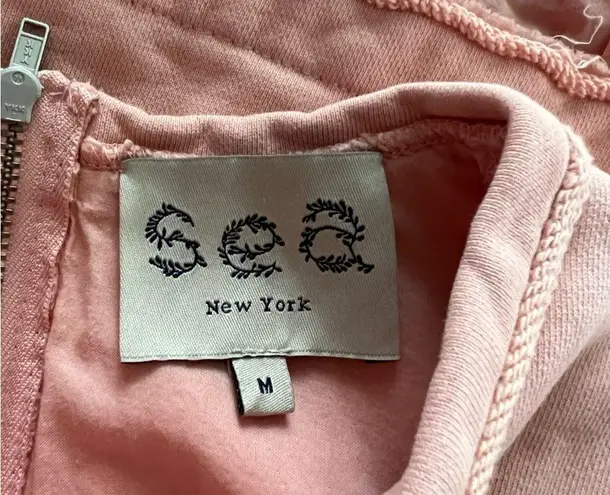 Sea New York Vienne Eyelet Asymmetric Hem Top, Peach Size M New w/o Tag $280