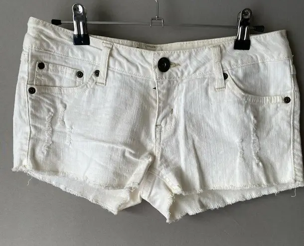 Wallflower sz 3 white short shorts