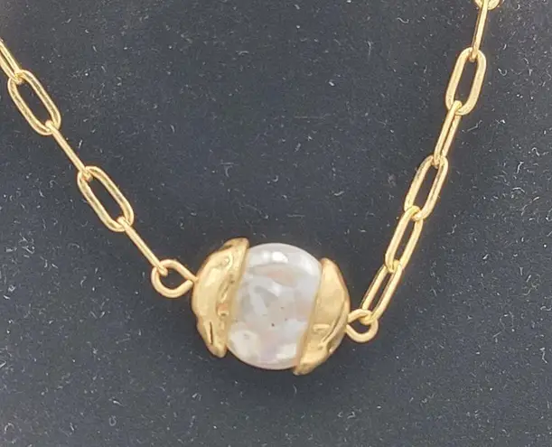 Mother of Pearl Women's Bracelet Gold Adjustable Paperclip Chain Fashion Jewelry