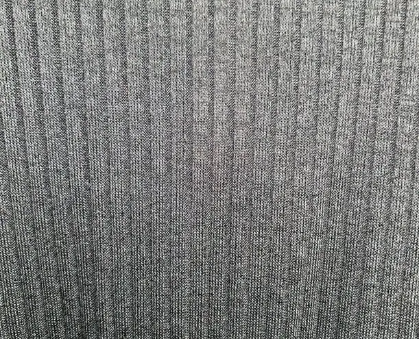 Bloomchic Black Ribbed Long Sleeve Flowing Maxi Dress in Size 14/16