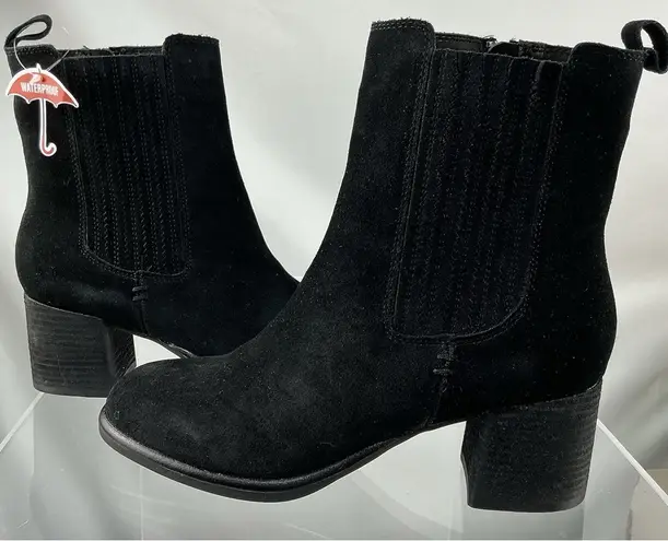 Blondo Sonali Boots Black Suede Waterproof Women's Size 7.5