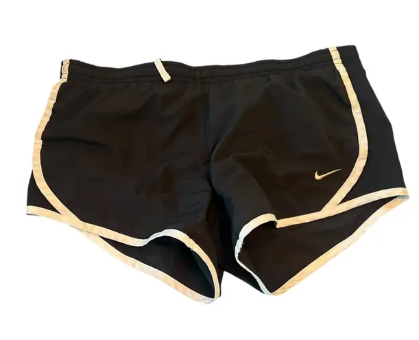 Nike  Black Shorts with Cream Accents