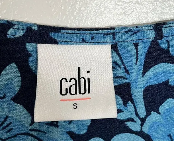 CAbi Floral Print Sleeveless Button Up Waist Tie Short Java Dress thumbnail 6