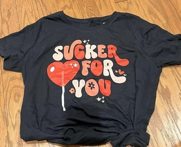 I'm A Sucker For You Candy Heart Love Valentines Day Teacher Tee Shirt
