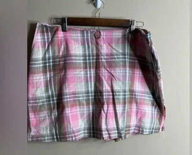 Golftini size 16 plaid skort Pink