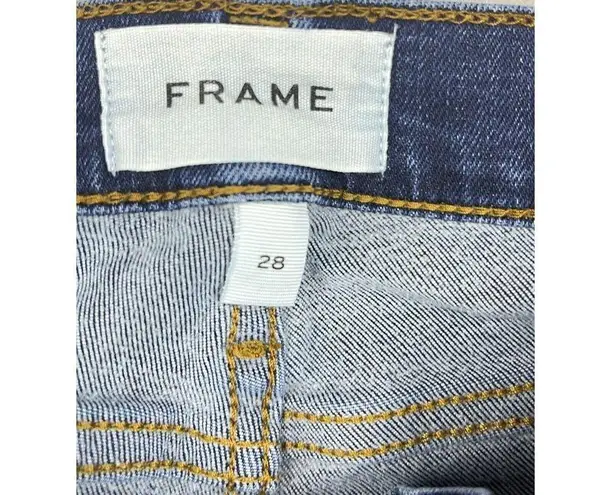 frame denim Frame Jeans Womens 28‎ Blue Le Skinny de Jeanne Stretch Preppy