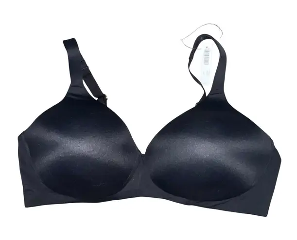 NWT SOMA Embraceable Wireless Full Coverage Bra Black Size 40D Lightly Lined