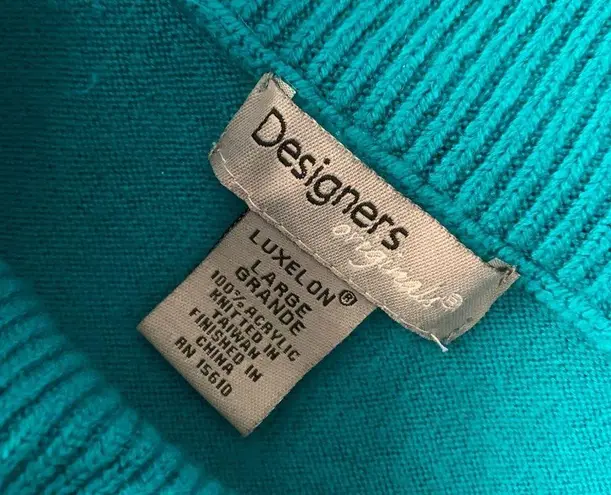 DESIGNERS ORIGINALS COWL NECK SWEATER Sz:L Blue Size L