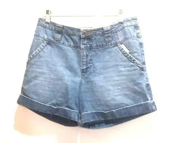 North Crest - cuffed blue jean shorts s10