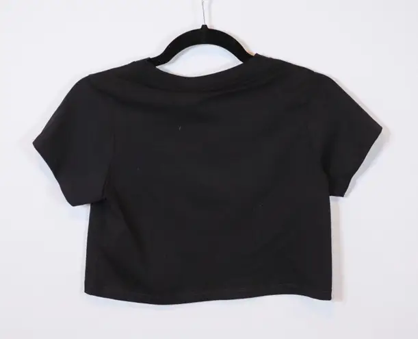 NEW Fiorucci Cropped Angel Baby Graphic Print Pattern Short Sleeve Tee Shirt XS