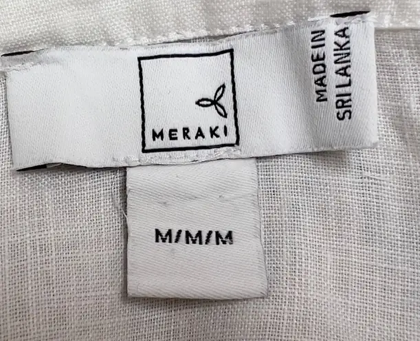 Meraki moon Button Down Linen Tunic