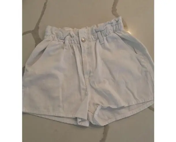 Kensie Jeans Vintage Luxe Size 8/29 White Highrise Paperbag Shorts