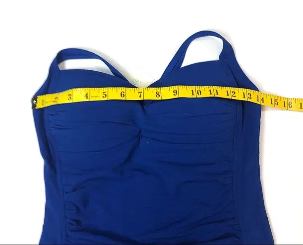 Sea Level Twist Front Multifit Tankini Top Size 6