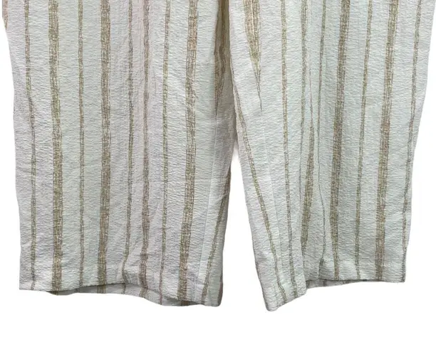 JM Collection - Wide Leg Stripe Saavy Pants - XXL