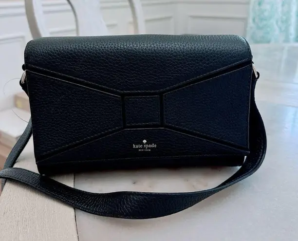 Kate Spade  Betsi-Black Leather Shoulder/Crossbody Bag /NWT