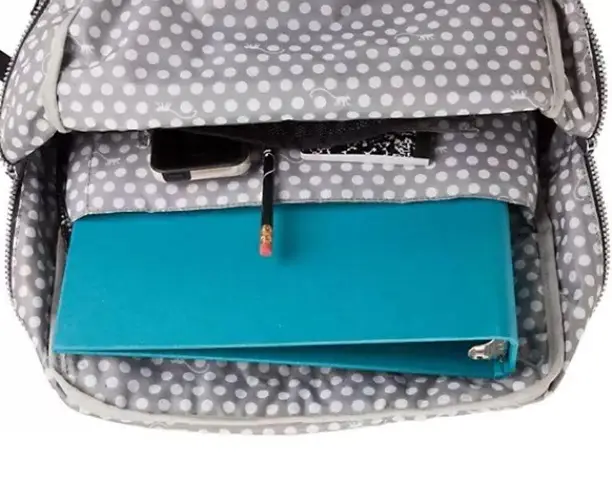 Kipling Backpack ALVY 2-In-1 Convertible Tote Bag Backpack MetallicBP3870 EUC