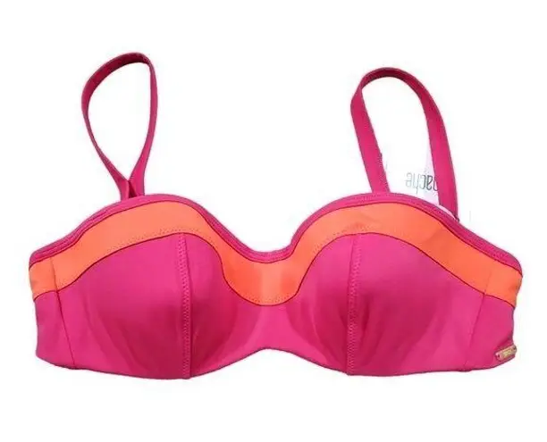 Panache Isobel Underwire Bandeau Molded Swimsuit Bikini Top SW0763 Size 28DD