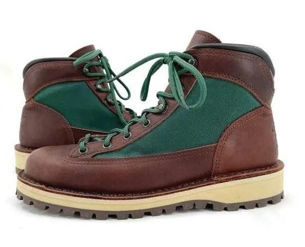 Danner Ridge Smores Brown Green Leather Outdoor Hiking Boots Gorpcore Women’s 8