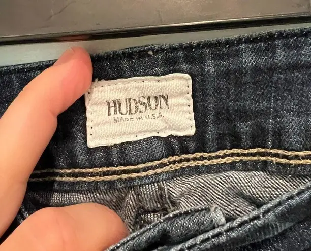 Hudson Jeans HUDSON Straight Leg Jeans Button Flap Pockets 8” Rise Size 28