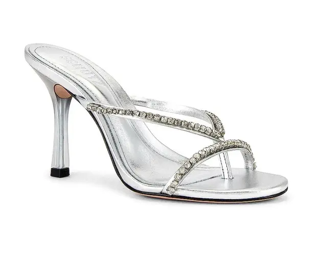 Schutz Aria Mule in Prata 8