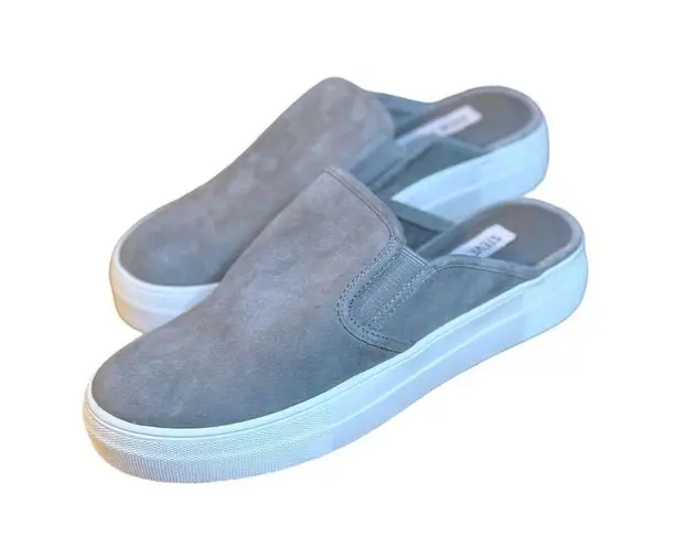 Steve Madden  Women's Gray Suede Mule Slip-On Sneakers Size 7.5 Casual