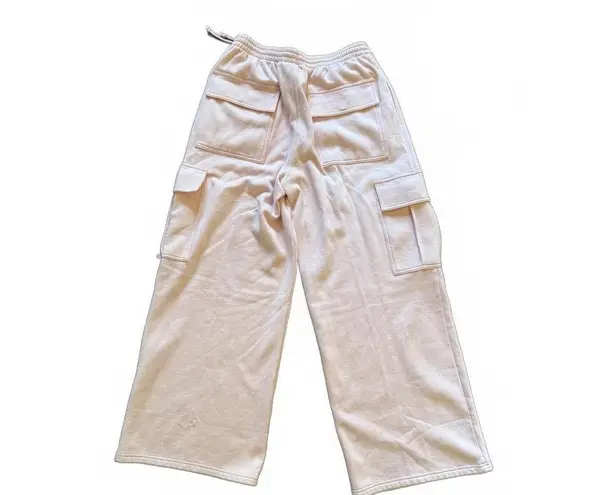 SKIMS NWT Pink Cargo Sweatpants, Large