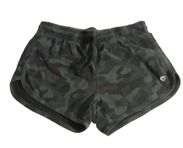 Athleisure Camo Print Lounge Shorts Colosseum Black Green Size S