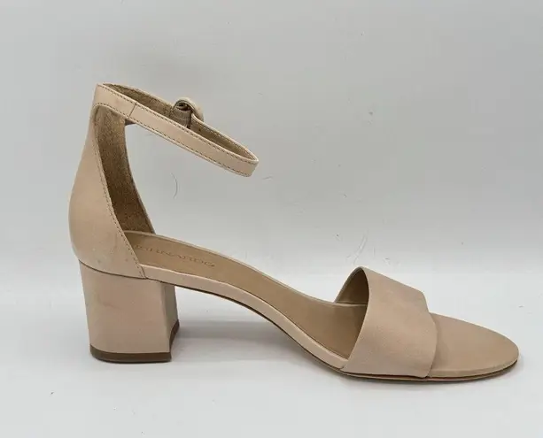 Bernardo Womens Blush Leather Belinda Strap Block Heel Sandals US 10 M