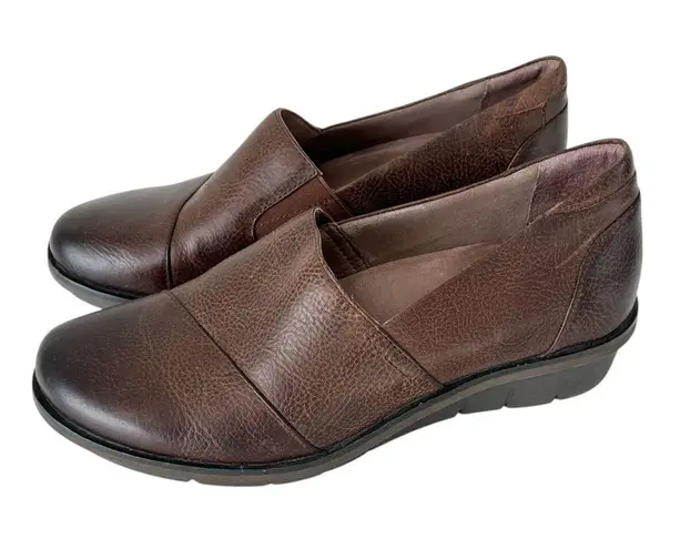 Dansko Julia brown leather comfort loafers 38 US