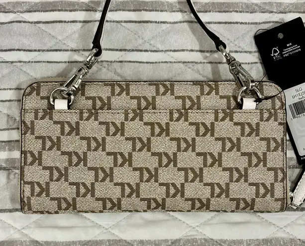 Karl Lagerfeld Paris SLG Crossbody Beige Taupe Handbag