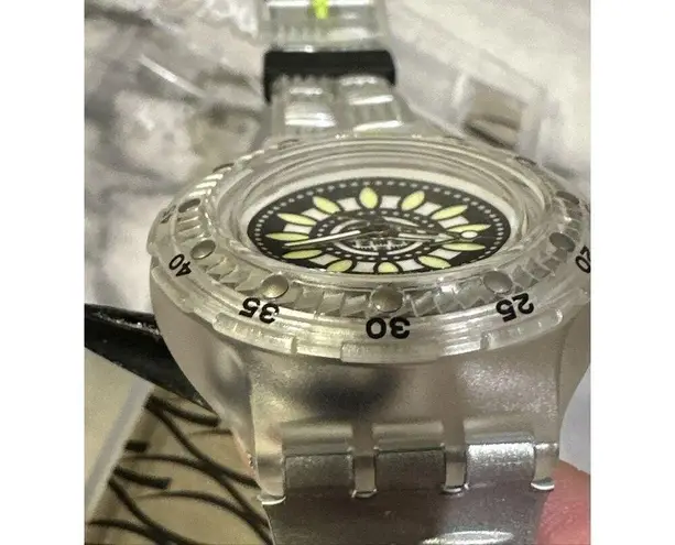 Swatch NEW Vintage 1996 Scuba 200 LOOMI Walk On SDK907 NIB Glows Lights Up NIB - Image 14