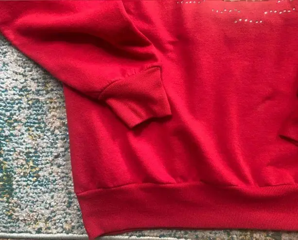 Vintage Christie Alexander San Francisco Marine Club jewel sweatshirt, size XL Red