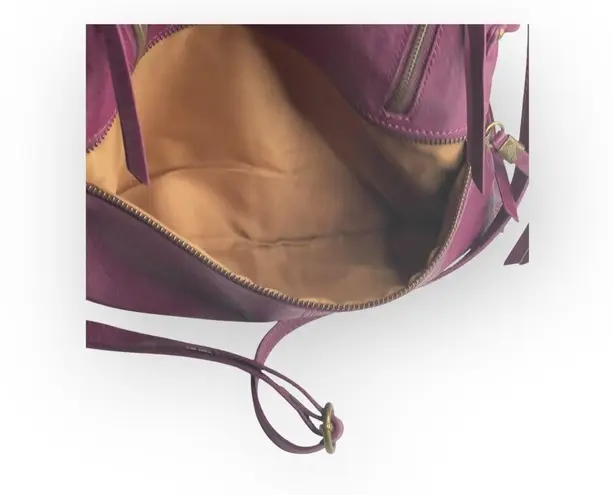 The Sak new š¤ Sanibel Convertible Fold Over Crossbody Bag š¤ Magenta Leather š¤