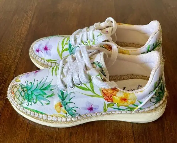 Free People Espadrille Jackson Sneakers Size: 6 US (36 UK) Floral Tropical Print