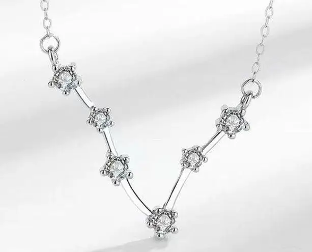 925 Silver Pisces Zodiac Necklace