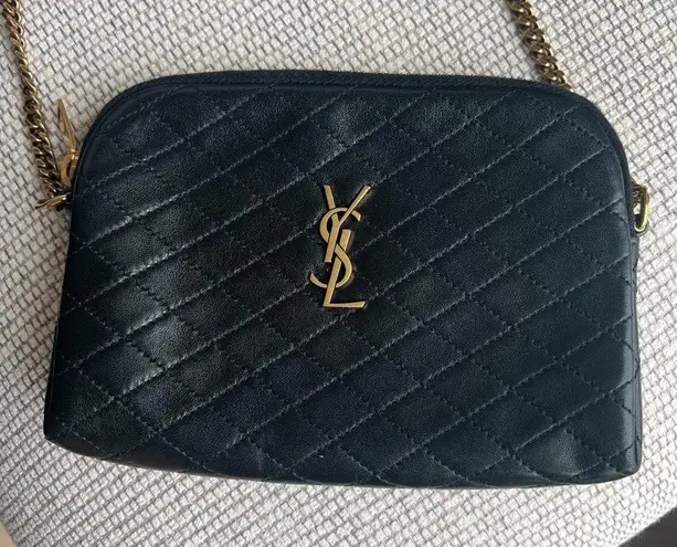 Saint Laurent  Gaby Zipped Pouch in Black