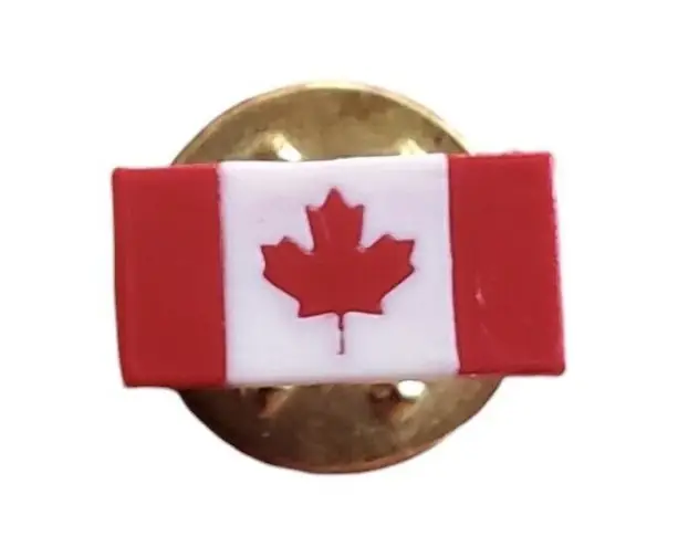 Canada Canadian Country Flag Bike Motorcycle Hat Cap lapel Pin Maple Leaf