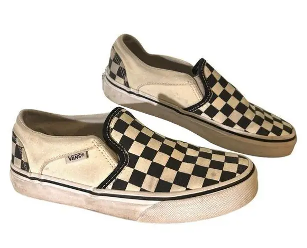 Vans  Sneakers Checkerboard Slip On Black White Low Top Skater