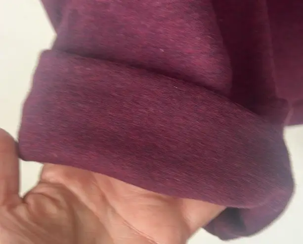 Athleta  Cozy Karma Funnel Neck Sweatshirt Spice Cabernet Oversize Small ✔️