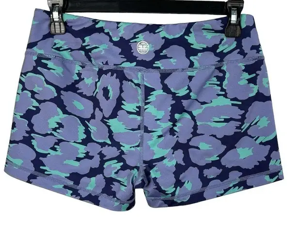 IAB MFG SZ 10 Large Yoga Shorts Camo Elastic Waist Stretch Compression Womens