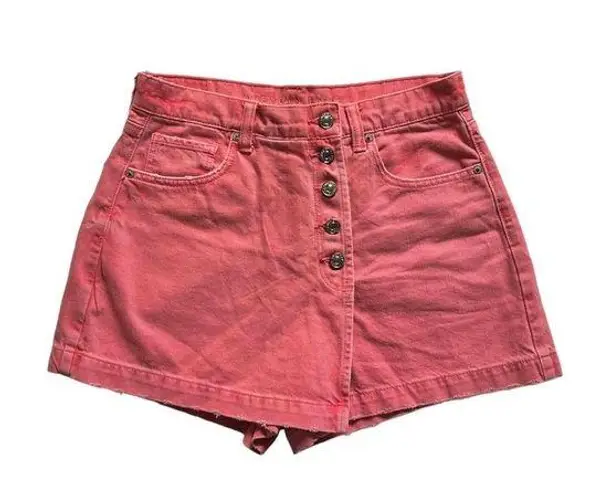 American Eagle  Outfitters Skirts | Denim Mom Skort Wild Watermelon