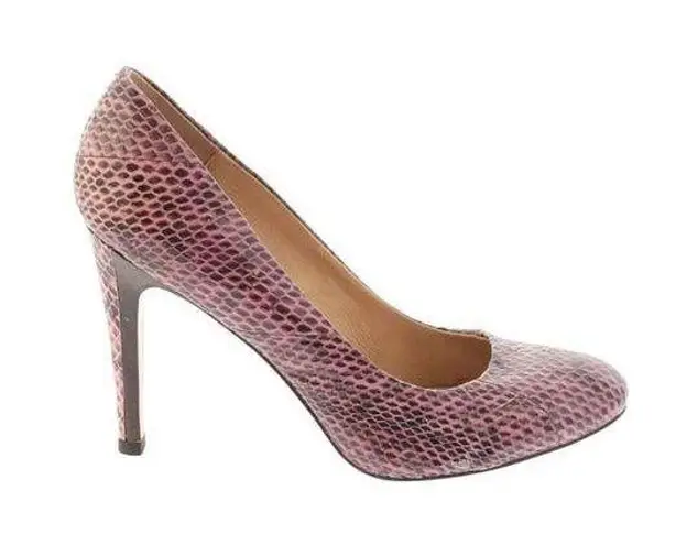 Pour La Victoire Pour La Victorie Heels 9 Pumps Haya Snake Print Pumps Fuschia Party Vacation