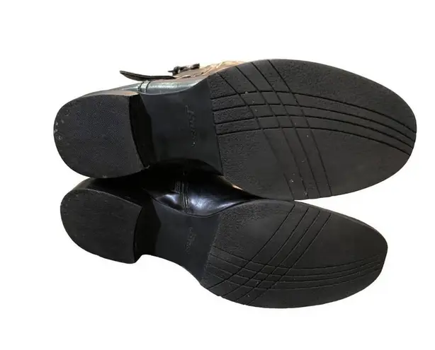 Bass Boots Womens 7.5 M Used Black Man Made Materials