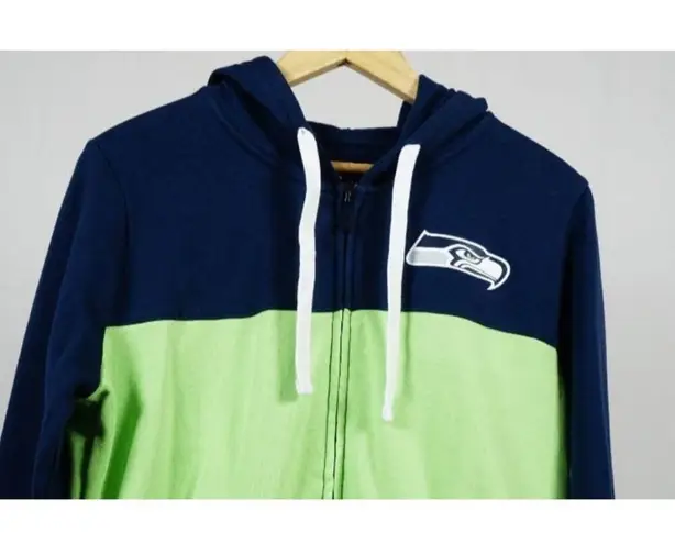 Fanatics Seattle Seahawks Women's Color Block Full-Zip Hoodie XSmall