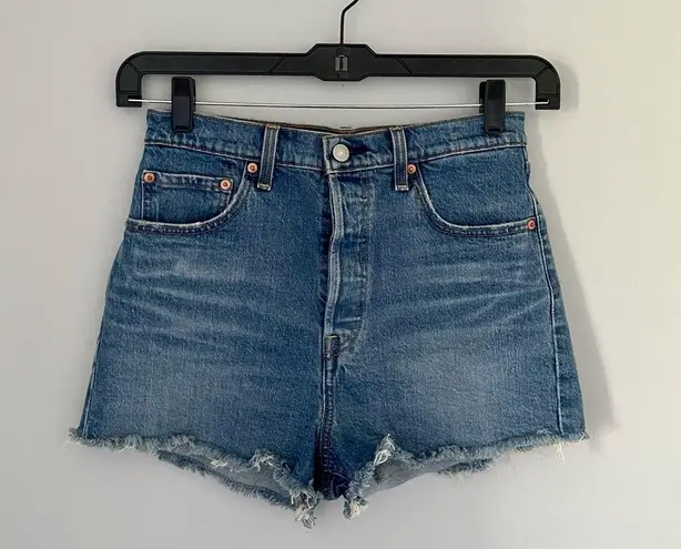 Levi's Premium Ribcage Button Fly Jean Shorts