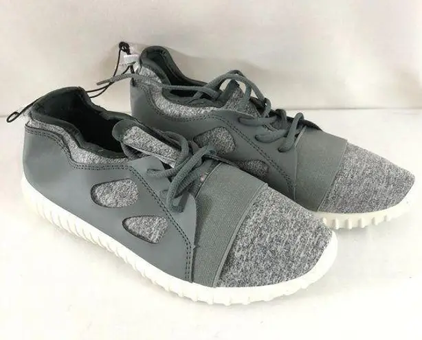 Sole Mates Womens Sneakers Athletic Fabric Lace Up Gray Size 6