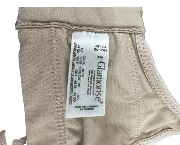 Glamorise Underwire High Impact Sports Bra 9066 Cafe 46DD Size undefined